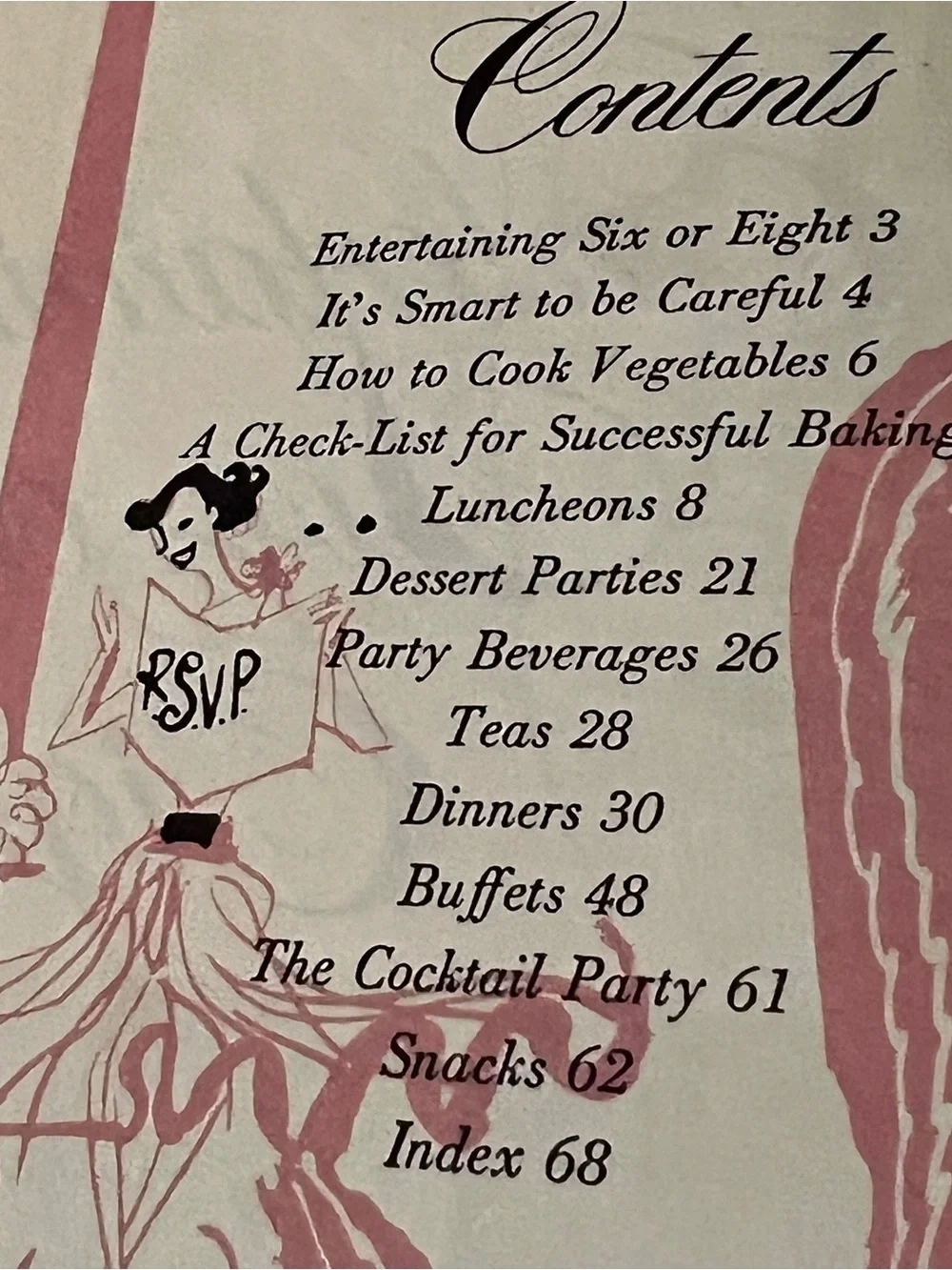 Entertaining Six or Eight Vintage Cookbook Vintage 1950s Culinary Arts Institute